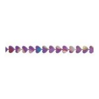 8mm Essential Trimmings Heart Shaped Cut Out Trimming Bright Multicoloured