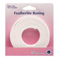 8mm Hemline Featherlite Boning 2m Black