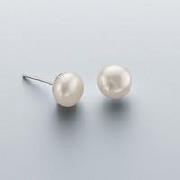 8mm Pearl Stud Earrings