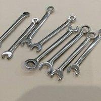 8pc Mini Combination Wrench Spanner Tool Set Metric 4mm - 8mm -hobby