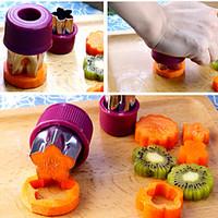 8Pcs Stainless Steel Mould Flower Star Fruit Vegetable Mold Cutting Slice Cook