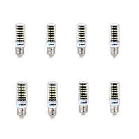 8pcs BRELONG E14/G9/GU10/E26/E27/B22 LED Corn Lights 5W 64SMD 5733 500lm Warm/Cool White AC220-240 V