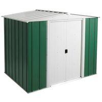 8X6 Greenvale Apex Metal Shed with Assembly Service