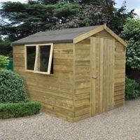 8X6 Apex Tongue & Groove Wooden Shed with Assembly Service