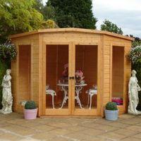 8x8 barclay shiplap timber summerhouse with assembly service