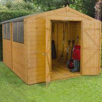 8X10 Apex Shiplap Wooden Shed with Assembly Service