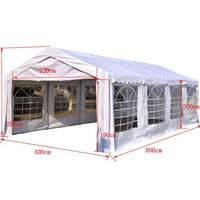 8x4m waterproof garden gazebo