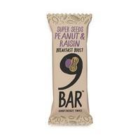 9 bar breakfast peanut raisin bar 50g