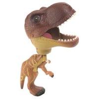 9 brown t rex dino chomper