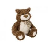 9 pogo teddy bear with polka dot ribbon
