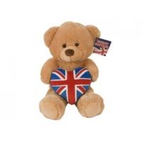 9 deluxe bear with union jack heart