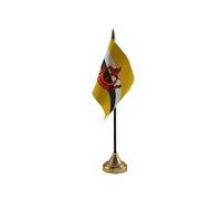 9 x 6 brunei satin table flag