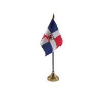 9 x 6 dominican republic satin table flag