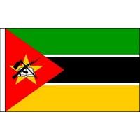 9\" x 6\" Mozambique Satin Table Flag