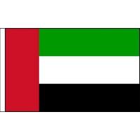 9 x 6 united arab emirates uae satin table flag