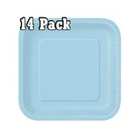 9\" Square Paper Plates x 14