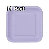 9\" Square Paper Plates x 14