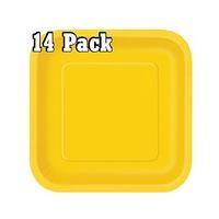 9\" Square Paper Plates x 14