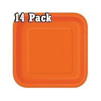9\" Square Paper Plates x 14