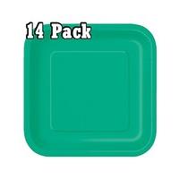 9\" Square Paper Plates x 14