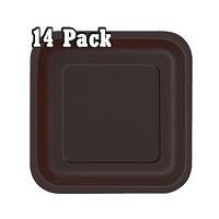 9\" Square Paper Plates x 14