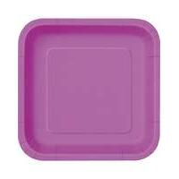 9\" Square Paper Plates x 14