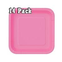 9\" Square Paper Plates x 14