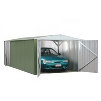 9 10 x 19 8 waltons utility pale eucalyptus easy build metal garage