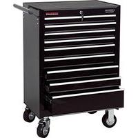 9 Drawer Roller Cab Black