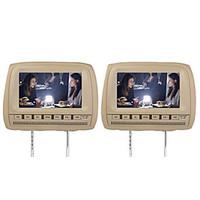 9 car headrest dvd player support fm transmitter wireless game1 pair