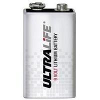9 v pp3 battery lithium ultralife u9vl j p 6lr61 1200 mah 9 v 1 pcs