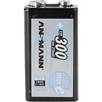 9 V / PP3 battery (rechargeable) NiMH Ansmann maxE 6LR61 300 mAh 8.4 V 1 pc(s)