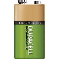 9 V / PP3 battery (rechargeable) NiMH Duracell 6LR61 170 mAh 8.4 V 1 pc(s)