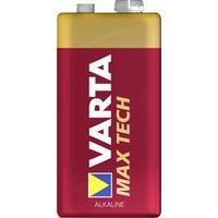 9 V / PP3 battery Alkali-manganese Varta Max Tech 9 V Block 9 V 1 pc(s)