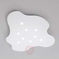9-bulb LED ceiling light Nubes, white