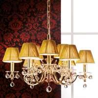 9 light chandelier crystal design