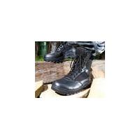 9 Hole Security Boots, black, various sizes