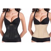 £9 instead of £49.99 for a lace waist trainer corset - choose from beige or black from Boni Caro - save 82%