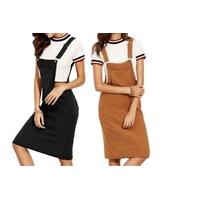 9 instead of 3999 for a ladies dungaree dress choose from two colours  ...
