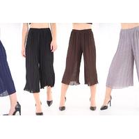 £9 instead of £19.99 for a pair of pleated culottes from Verso Fashion Ltd - save 55%