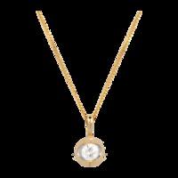 9 Carat Gold 0.15ct Tension Set Diamond Pendant