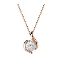 9 Carat Gold 0.25ct Wrapped In Love Diamond Pendant