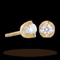 9 Carat Gold 0.15ct Tension Set Diamond Earrings