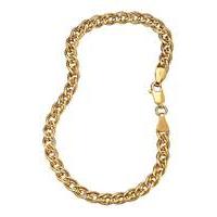 9 carat gold double link chain