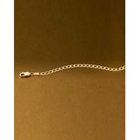 9 carat gold curb bracelet