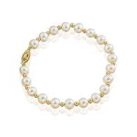 9 Carat Gold Pearl Stretch Bracelet