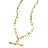 9 Carat Gold T-bar Necklace