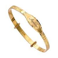 9 carat gold expander bangle