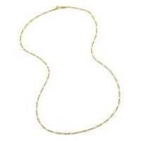 9 Carat Gold 20inch Figaro Chain