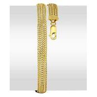 9 Carat Gold Slinky Domed Chain